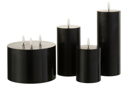 Kaars led zwart