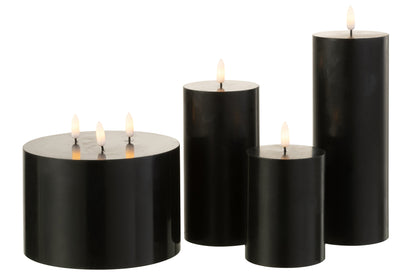 Kaars led zwart