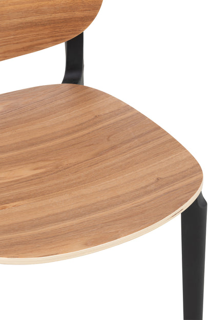 Stoel Basic Polyester/Fineer Naturel
