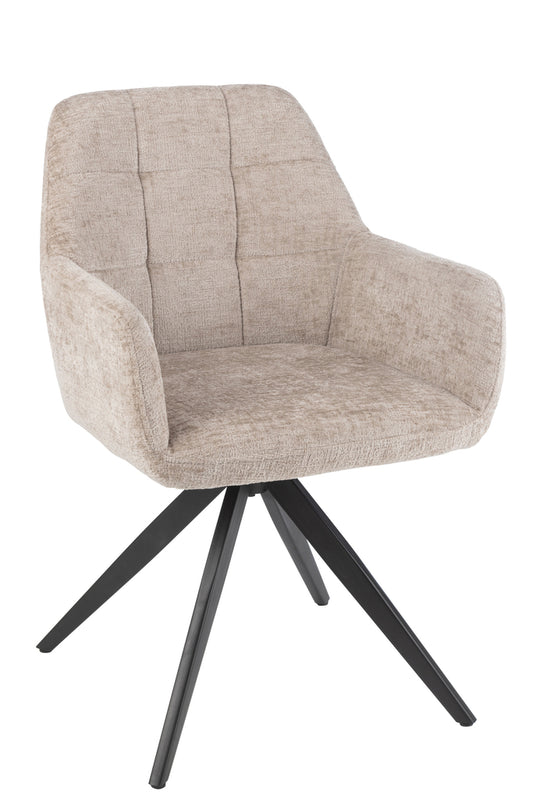 Stoel Louna Iron/Acryl Donkergrijs