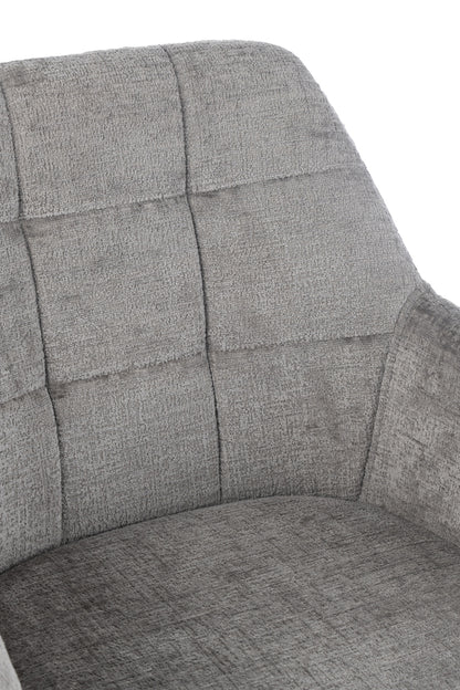 Stoel Louna Iron/Acryl Grijs