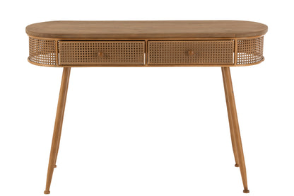 Console 2 Laden Metaal/Hout Bruin