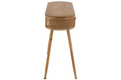 Console 2 Laden Metaal/Hout Bruin