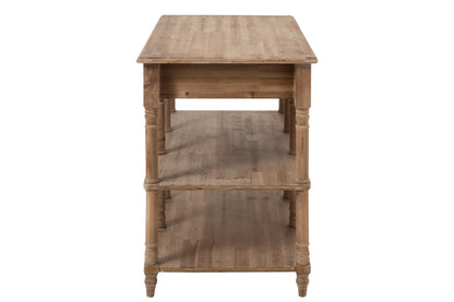 Console 6 Laden Hout Natuurlijk