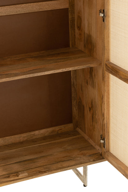 Kast Weven Hout Natuurlijk