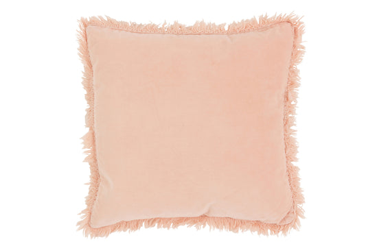Kussenrand Lang Katoen/Linnen Roze