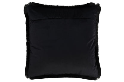 Kussen Alpha Square Polyester Zwart