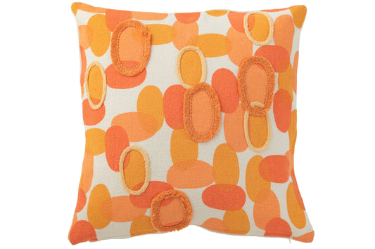 Kussen Papaya Textiel Oranje
