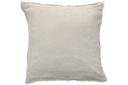 Kussen Stonewashed Linnen Lichtgrijs