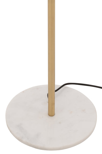 Staande lamp Metaal/Marmer Goud