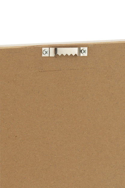 Frame Getextureerde Abstracte Vormen Hout Wit Assortiment Van 2