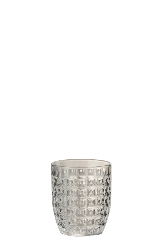Glas reliëf ontwerp glas transparant