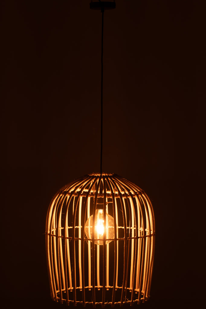Hanglamp Met Rotan Natuurlijk