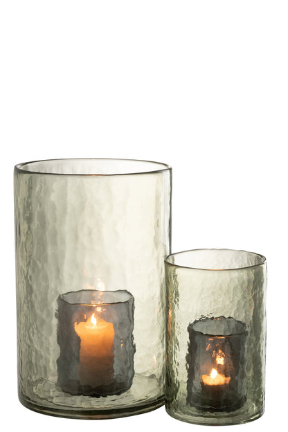 Orkaan Dubbel Glas Groen Groot