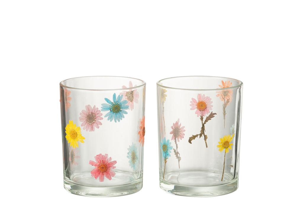 Hurricane Posy Grote Glazen Mix Assortiment Van 2