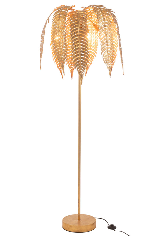 Lamp Leafs Metaal Goud