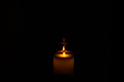Ledlamp Shining Glass Grijs Klein