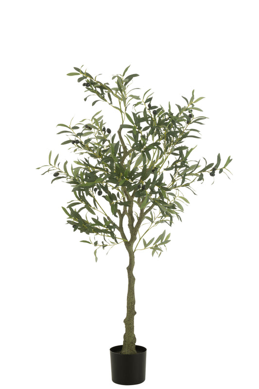 Olijfboom Pot Kunstmatig Groen Klein