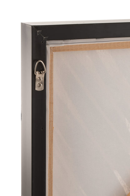 Schilderij Afrikaanse Vrouw Hout/Canvas Bruin/Grijs Assortiment Van 2