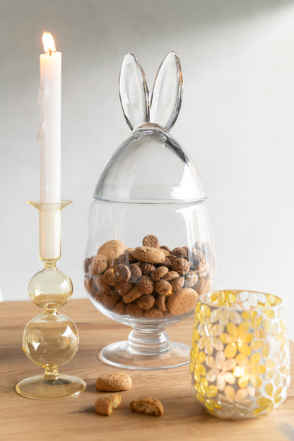 Pot Konijn Glas Transparant Groot