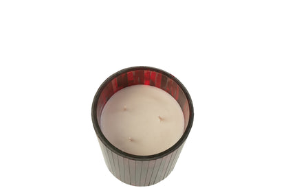 Geurkaars Noa Robijnrood Rood Medium-55H