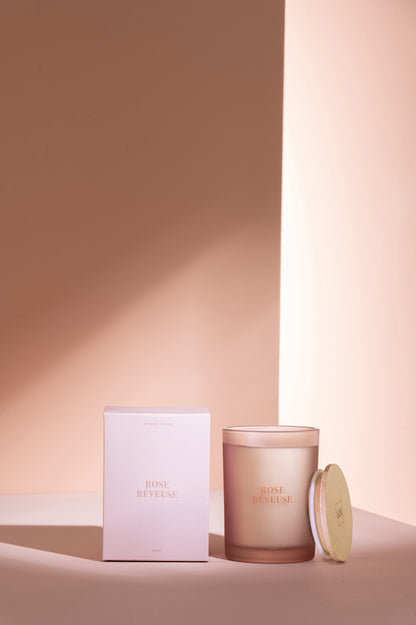 Geurkaars Accords Essentiels Rose Rêveuse-38H