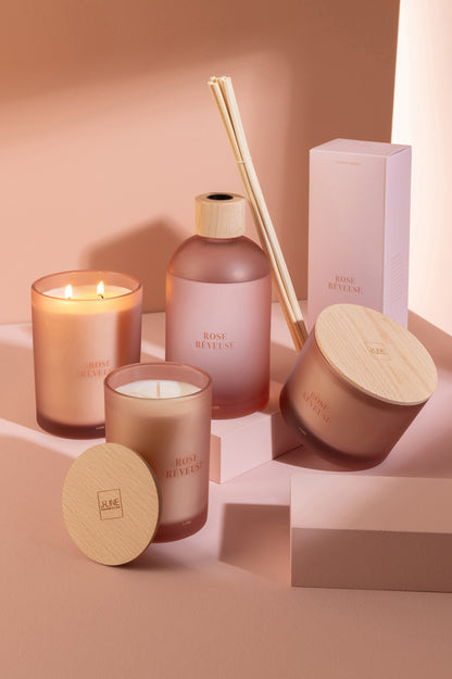 Geurkaars Accords Essentiels Rose Rêveuse-38H