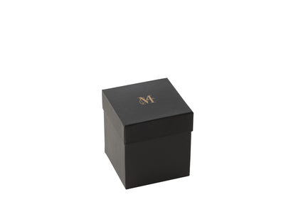 Geurkaars Deluxe Goud/Zwart Klein - 48 uur