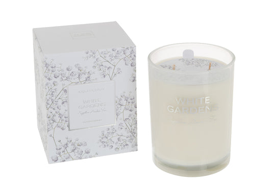 Geurkaars White Gardens Wit Groot-70U