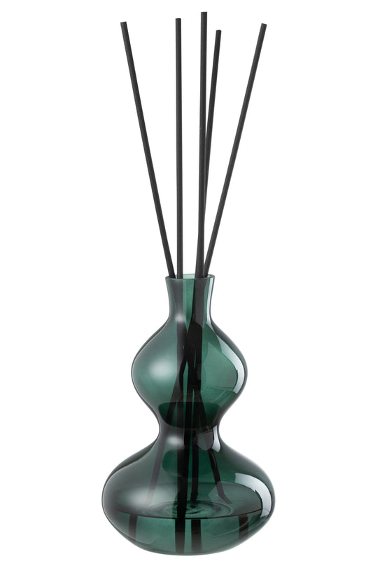 Geurolie Cedar Breeze Glas Donkergroen Groot