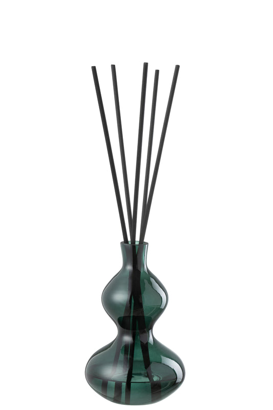 Geurolie Cedar Breeze Glas Donkergroen Klein