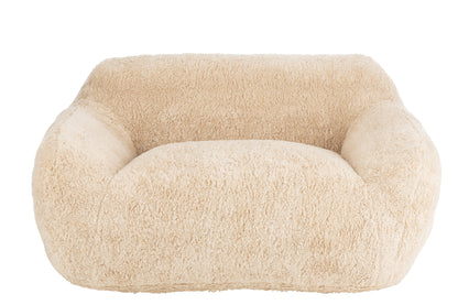 Sofa Shearl Polyester Crème Groot