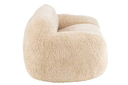 Sofa Shearl Polyester Crème Groot