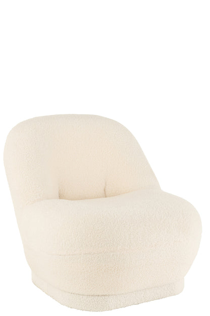 Krukje Teddy Bouclé Wit