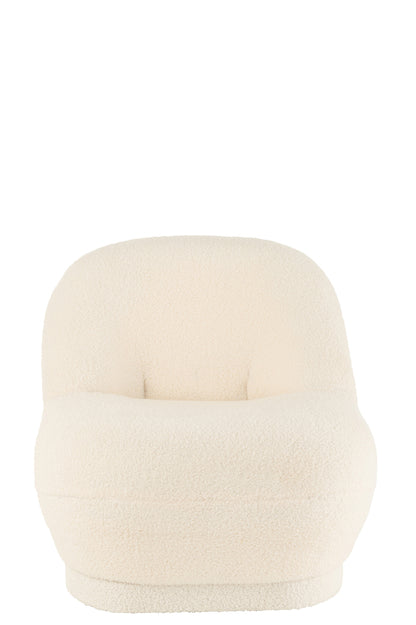 Krukje Teddy Bouclé Wit