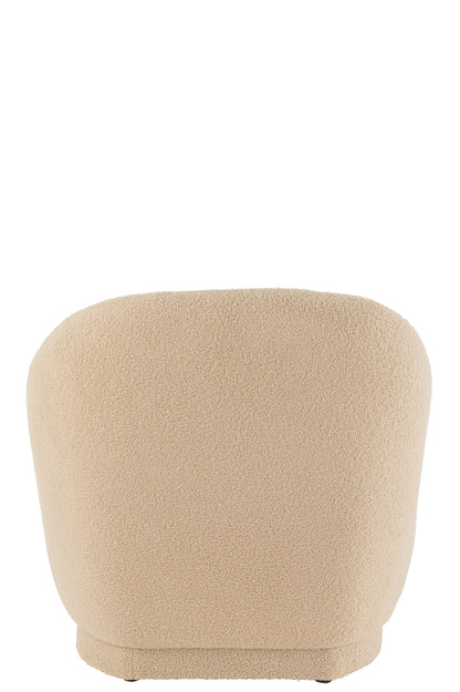Krukje Teddy Fluweel Wit Warm Beige