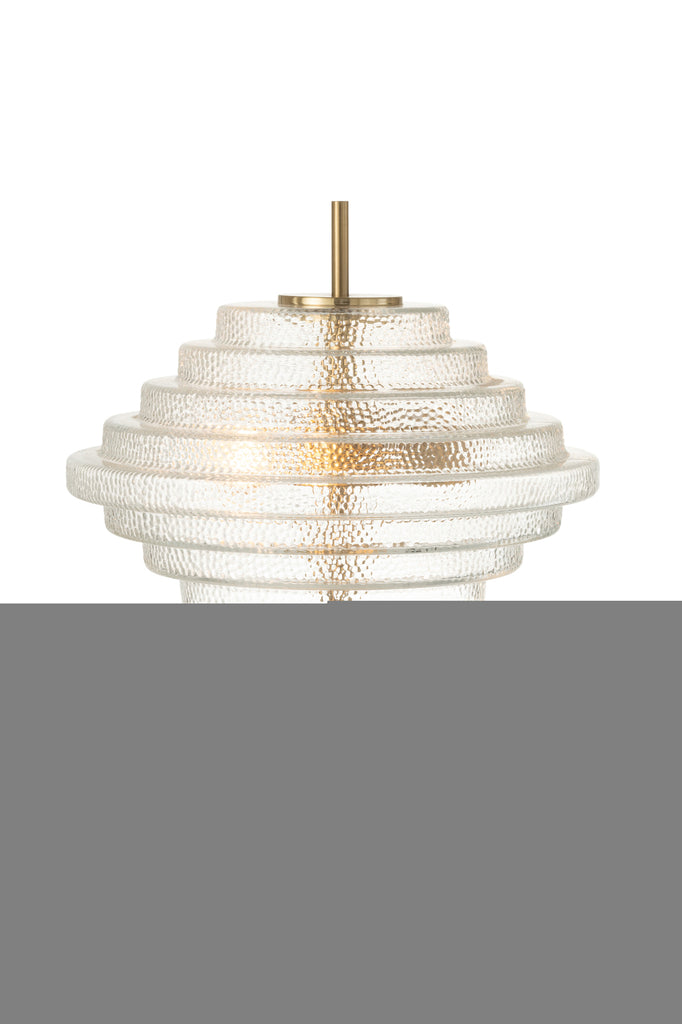 Tafellamp Led Goud Metaal/Glas Transparant