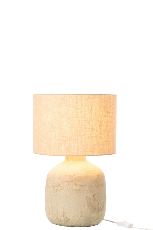 Tafellamp Mia Terracotta Beige Klein