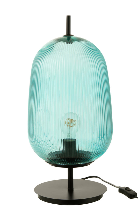 Tafellamp Oasis Glas Blauw Groot