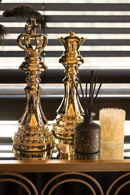 Theelichthouder Veren Glas Crème Klein