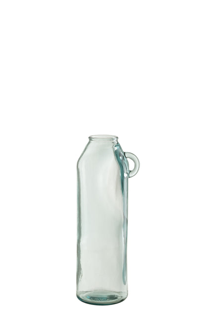Vaas Handvat Cilinder Gerecycled Glas Groot