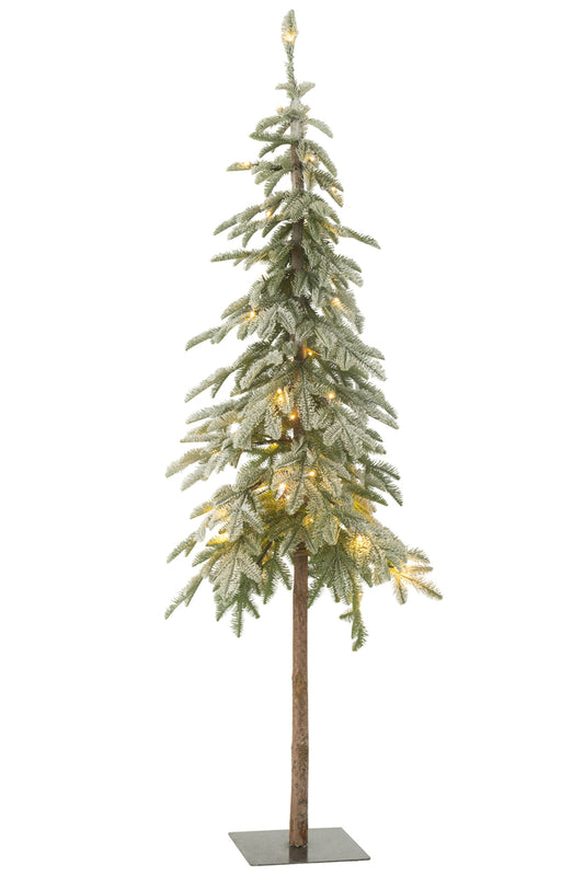 Kerstboom C+Led Plastic Sneeuwgroen Groot
