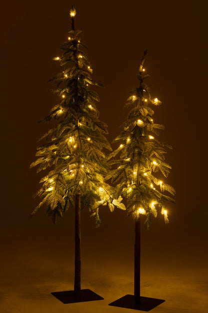 Kerstboom C+Led Plastic Sneeuwgroen Groot