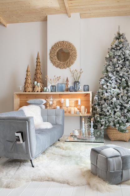 Kerstboom Plastic Sneeuwgroen Groot